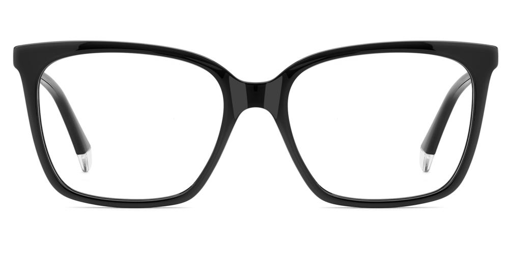 PLD D588 Black Squared Eyeglasses