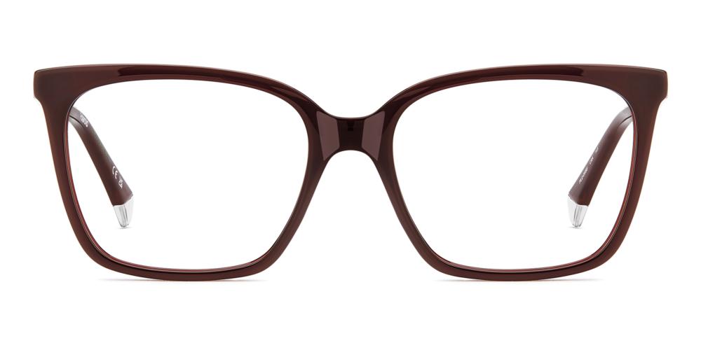 PLD D588 Red Squared Eyeglasses