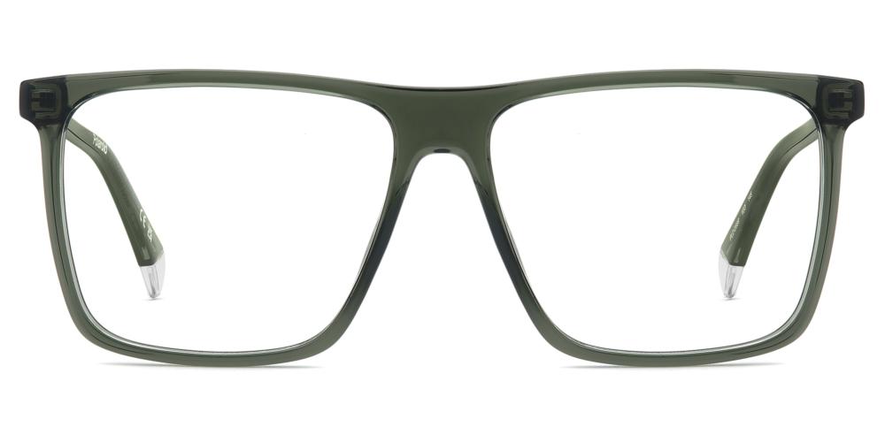 PLD D589 Green Rectangle Eyeglasses