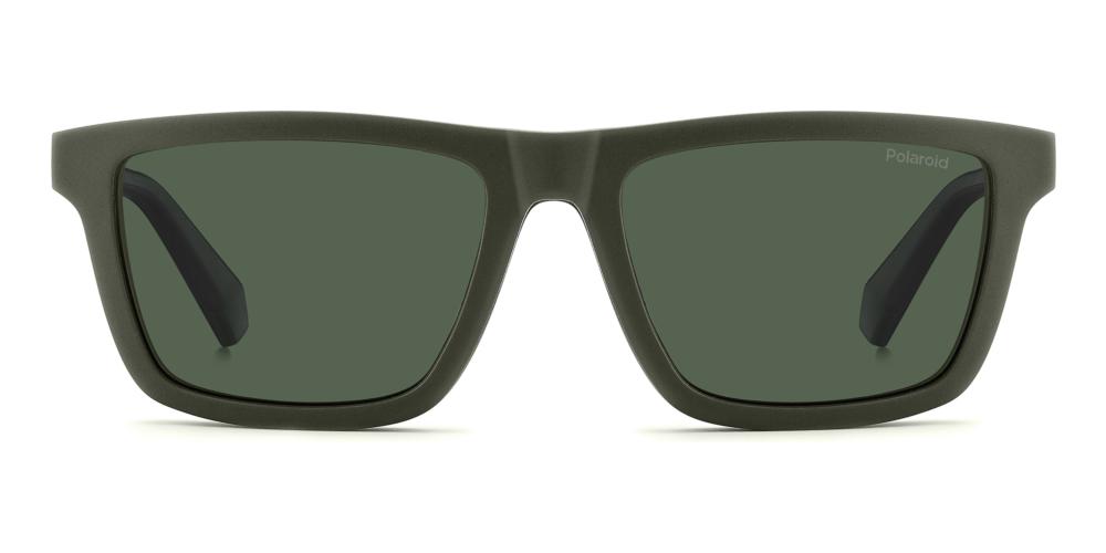 PLD D590/C Green Rectangle Sunglasses