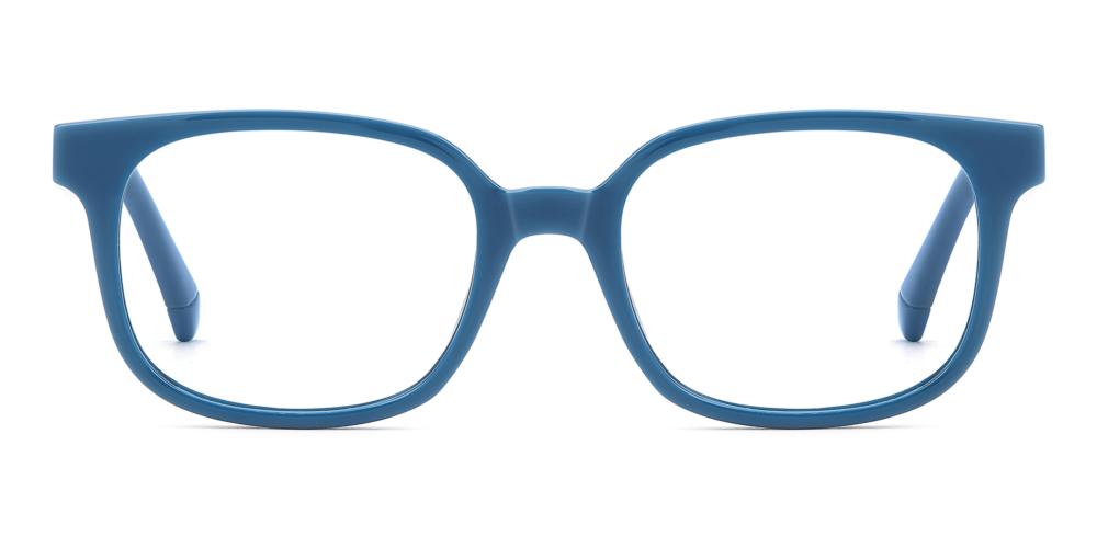 PLD D846 Blue Squared Eyeglasses