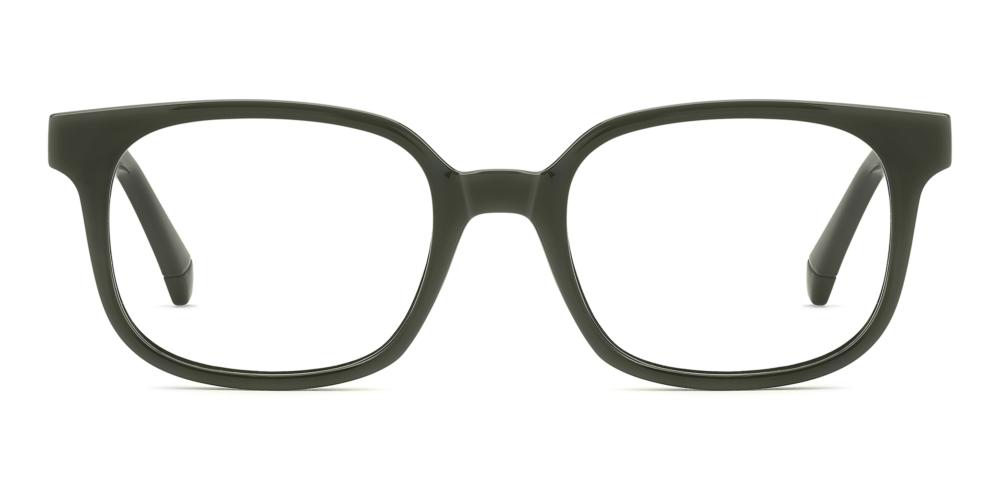 PLD D846 Green Squared Eyeglasses