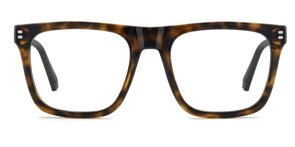PLD D849 Havana Rectangle Eyeglasses
