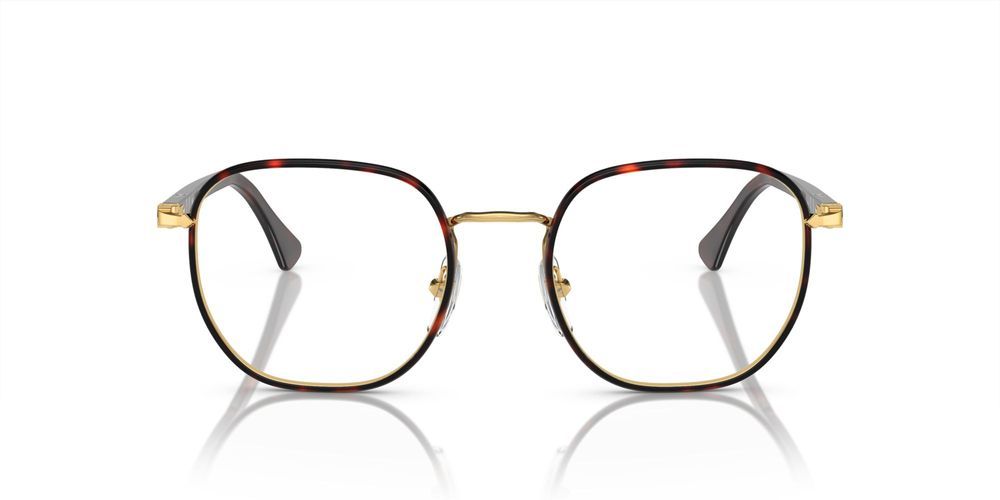 PO 1014VJ Havana Geometric Eyeglasses