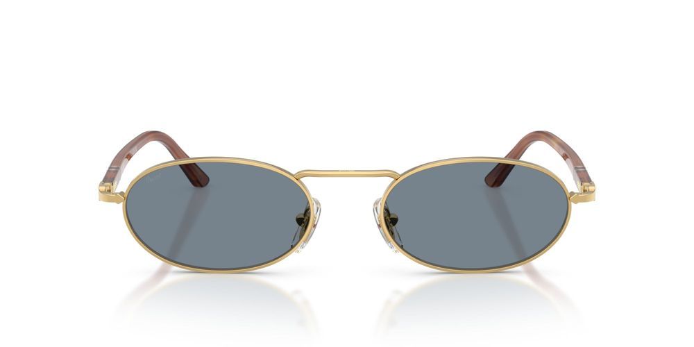 PO 1023S Gold Oval Sunglasses