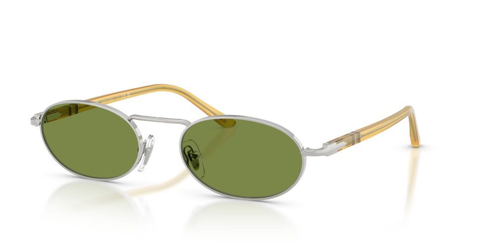 PO 1023S Silver Oval Sunglasses