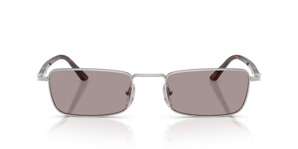 PO 1025S Silver Rectangle Sunglasses
