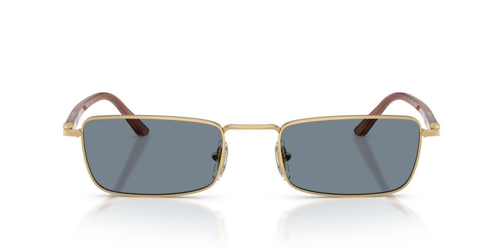 PO 1025S Gold Rectangle Sunglasses