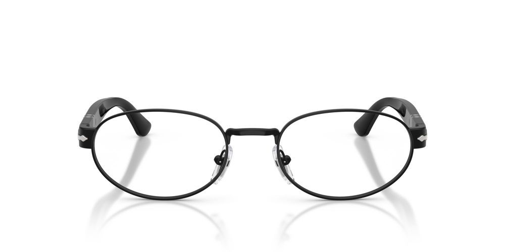PO 1026V Black Oval Eyeglasses