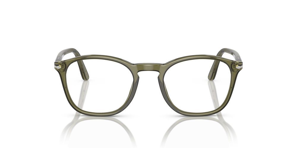 PO 3007V Green Geometric Eyeglasses