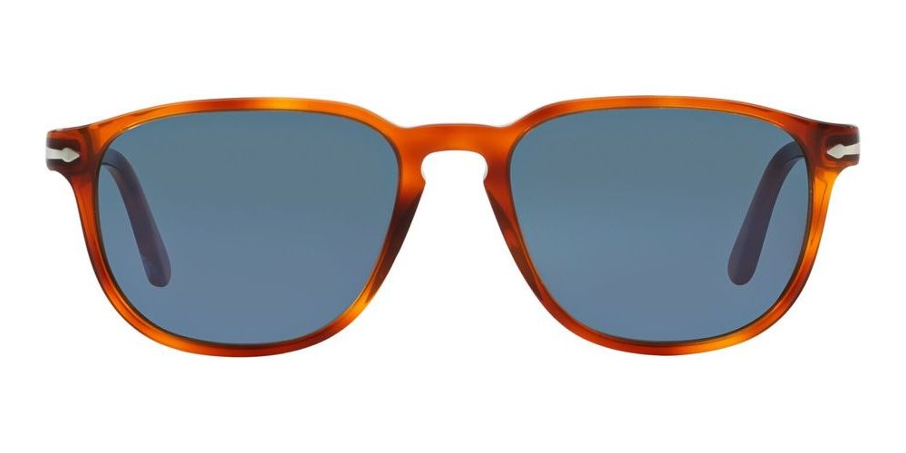 PO 3019S Brown Rectangle Sunglasses