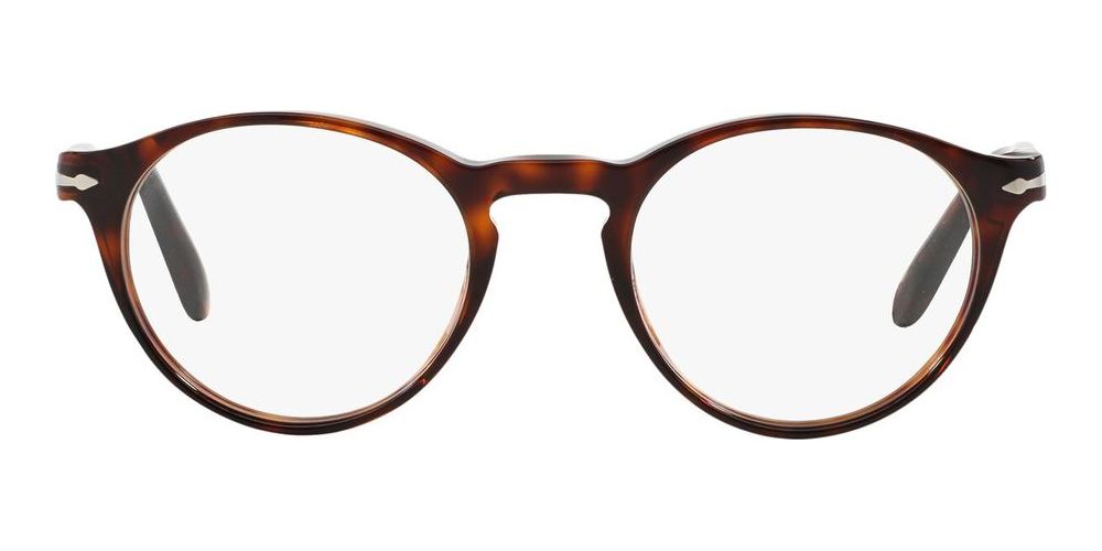 PO 3092V Havana Round Eyeglasses