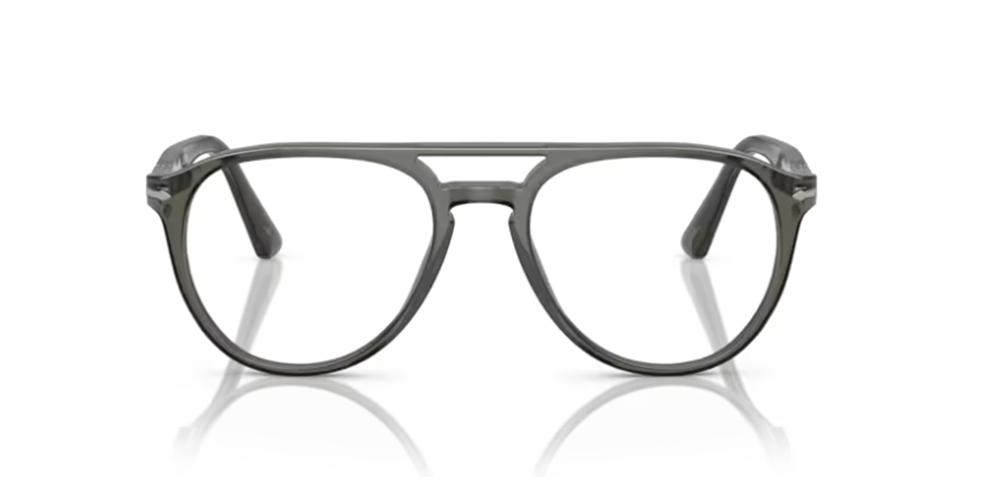 PO 3160V Grey Pilot Eyeglasses