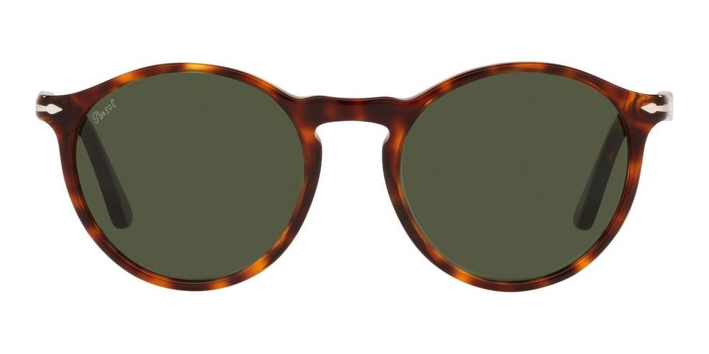 PO 3285S Havana Round Sunglasses