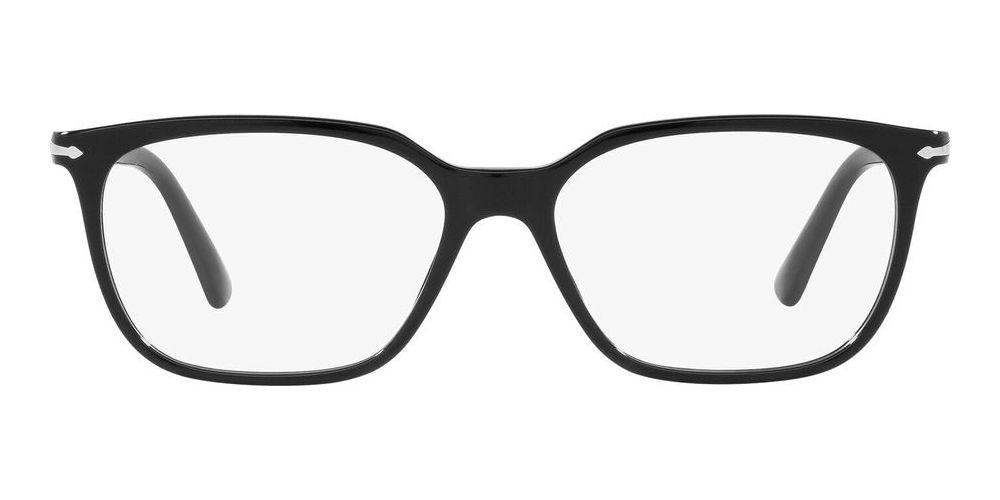 PO 3298V Black Squared Eyeglasses
