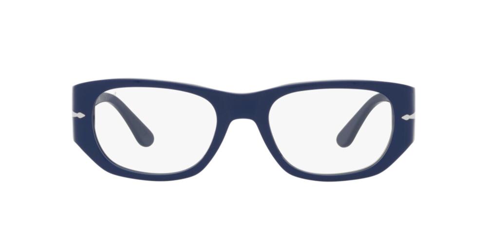 PO 3307S Blue Geometric Sunglasses