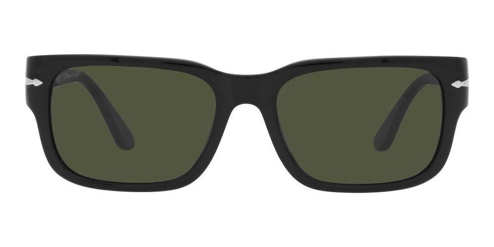 PO 3315S Black Squared Sunglasses