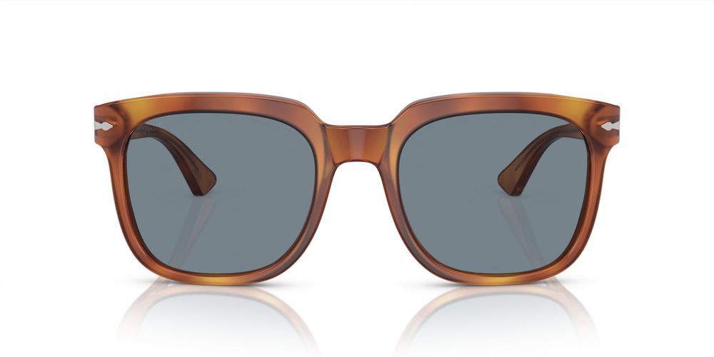 PO 3323S Brown Squared Sunglasses