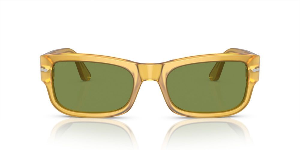 PO 3326S Orange Geometric Sunglasses