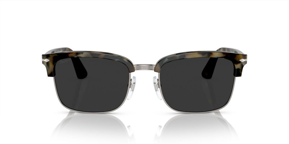 PO 3327S Brown Geometric Sunglasses