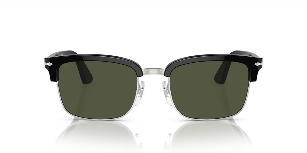 PO 3327S Black Geometric Sunglasses