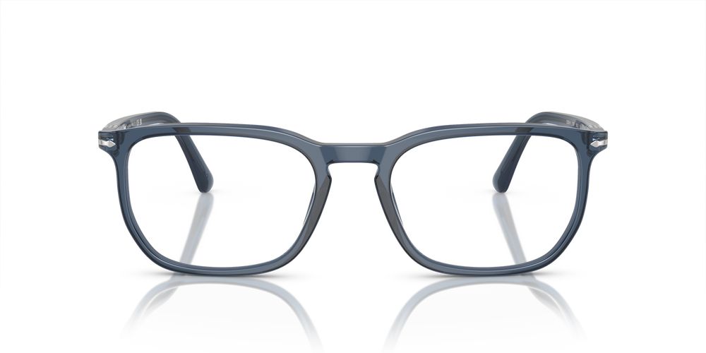 PO 3339V Blue Squared Eyeglasses
