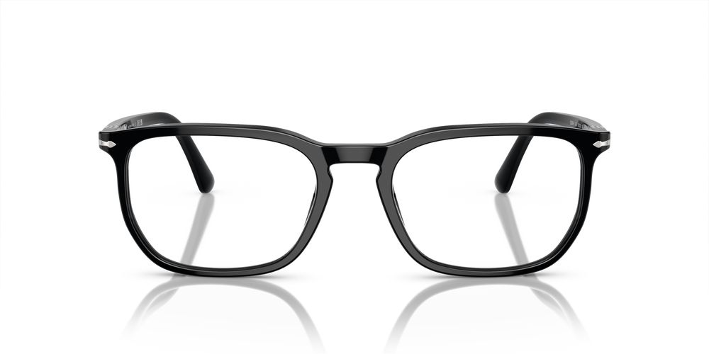 PO 3339V Black Squared Eyeglasses