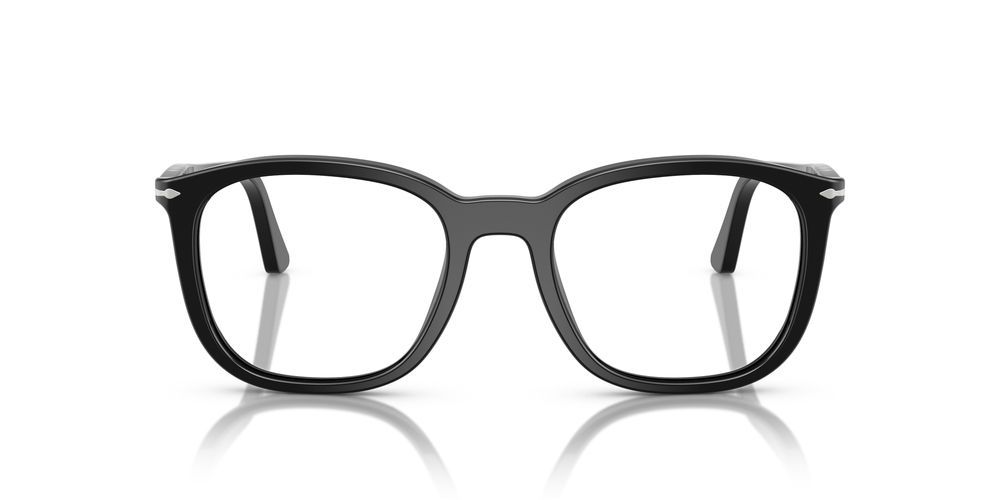 PO 3355V Black Geometric Eyeglasses