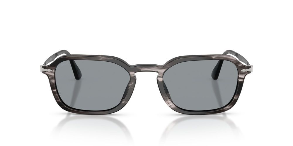 PO 3381S Grey Geometric Sunglasses
