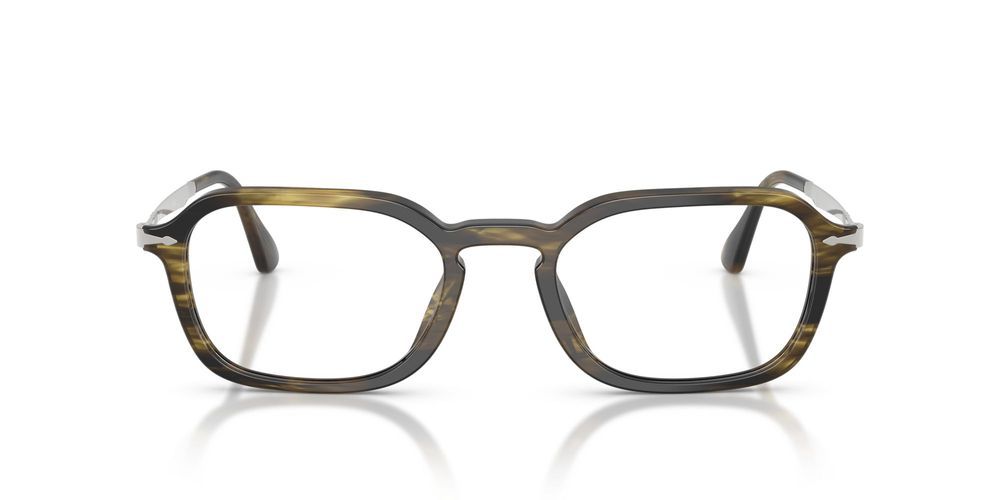 PO 3381V Green Geometric Eyeglasses