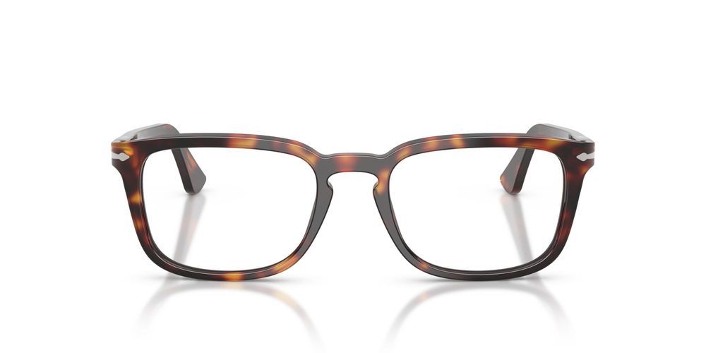 PO 3382V Havana Squared Eyeglasses