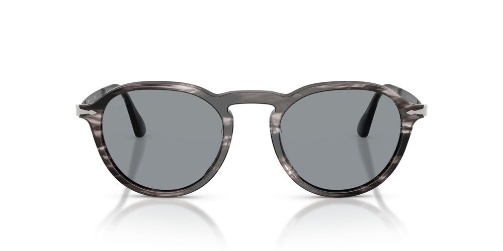 PO 3383S Grey Round Sunglasses