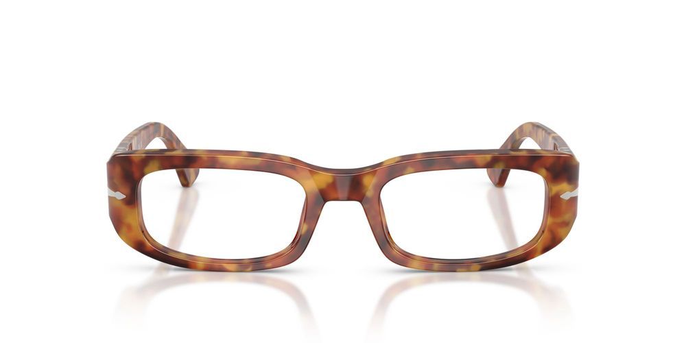 PO 3388V Havana Rectangle Eyeglasses