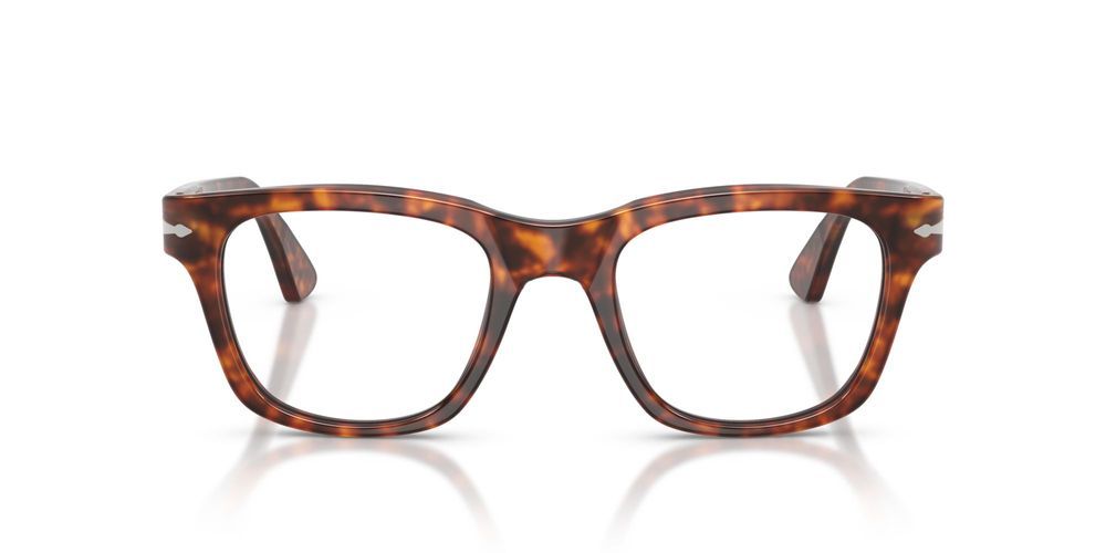 PO 3389V Havana Squared Eyeglasses