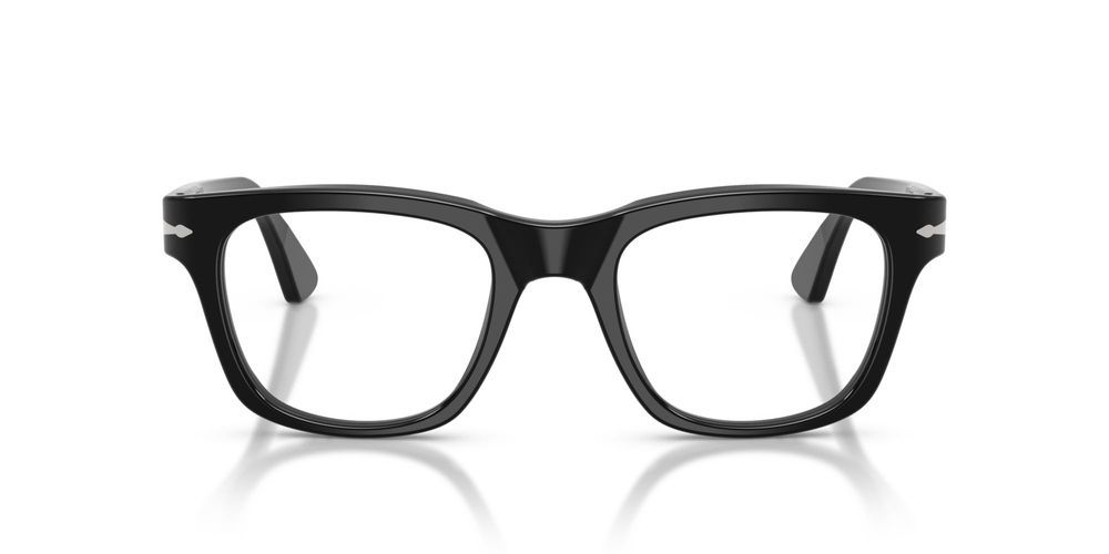 PO 3389V Black Squared Eyeglasses