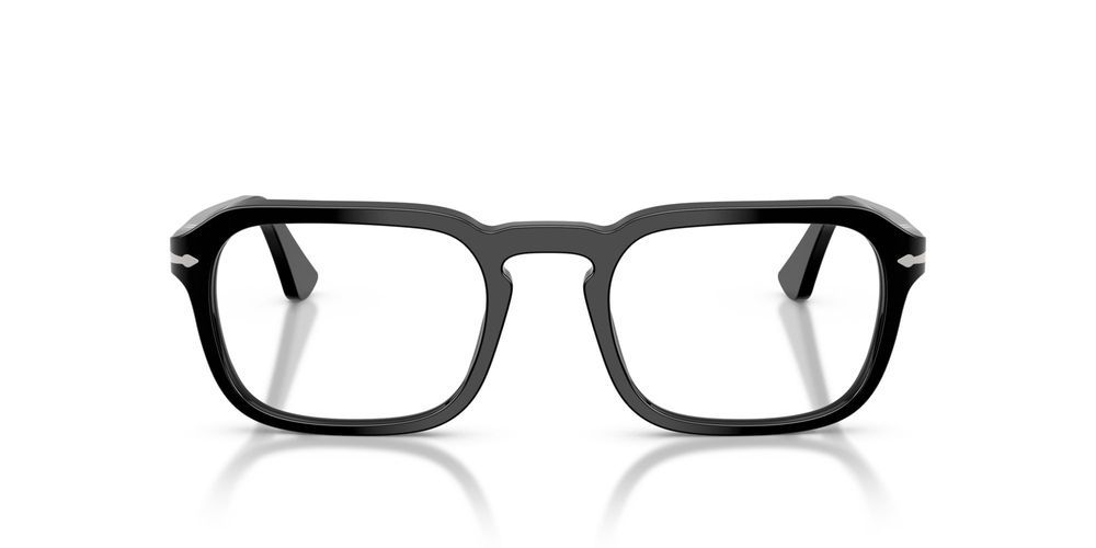 PO 3390V Black Geometric Eyeglasses