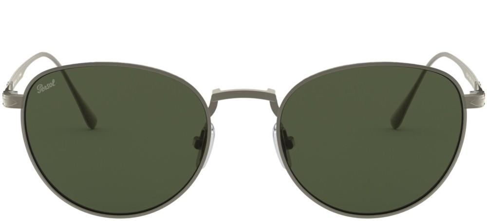 PO 5002ST Ruthenium Round Sunglasses