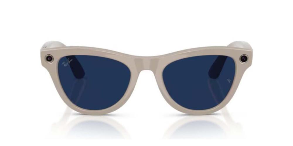 RAY-BAN META RW 4014 SKYLER Grey Oval Sunglasses