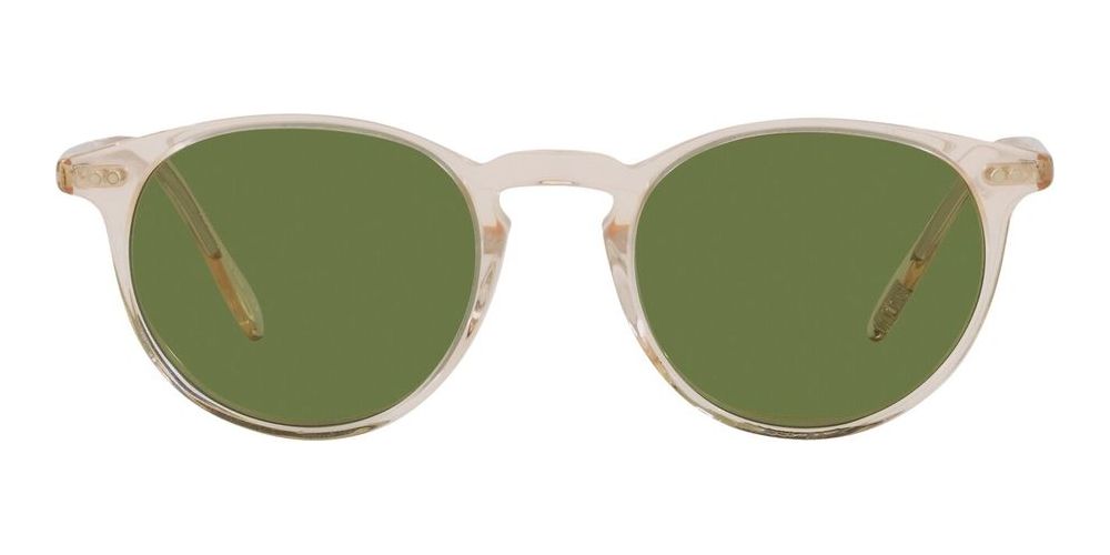 RILEY SUN 5004SU Transparent Round Sunglasses