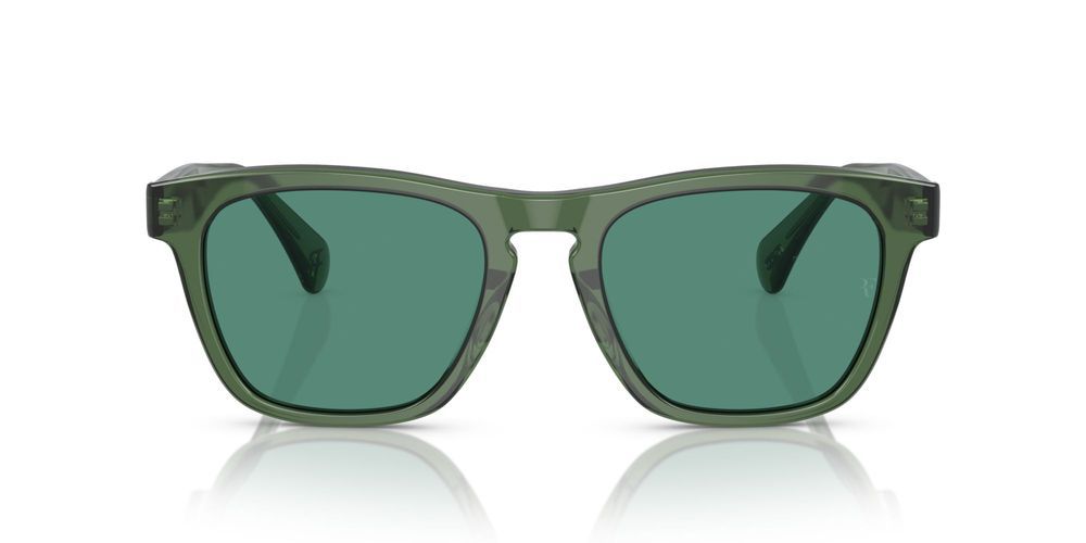 R-3 OV 5555SU Green Squared Sunglasses