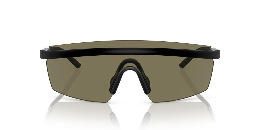 R-4 OV 5556S Black Shield Sunglasses