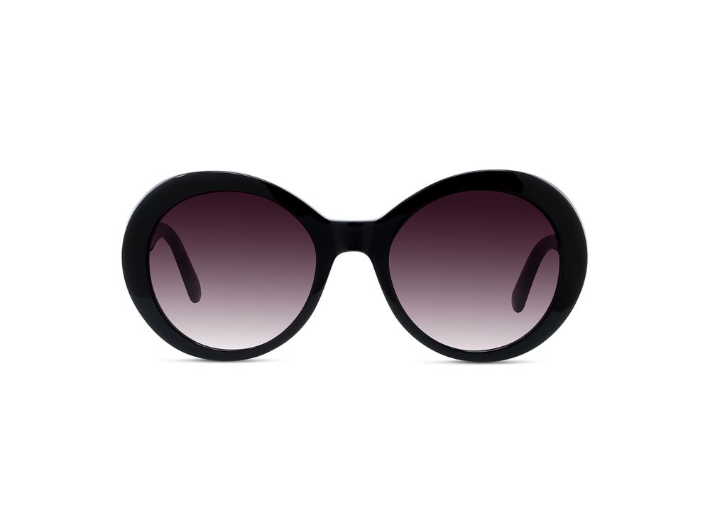 Pins Falabella Black Round Sunglasses