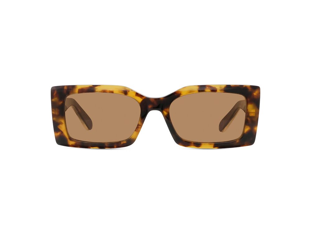 2001 Havana Rectangle Sunglasses