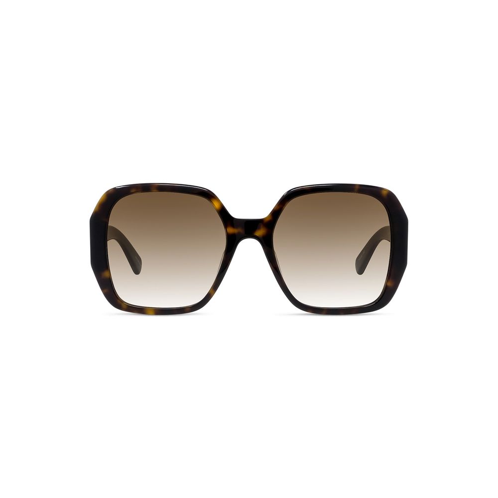 S Wave Havana Geometric Sunglasses