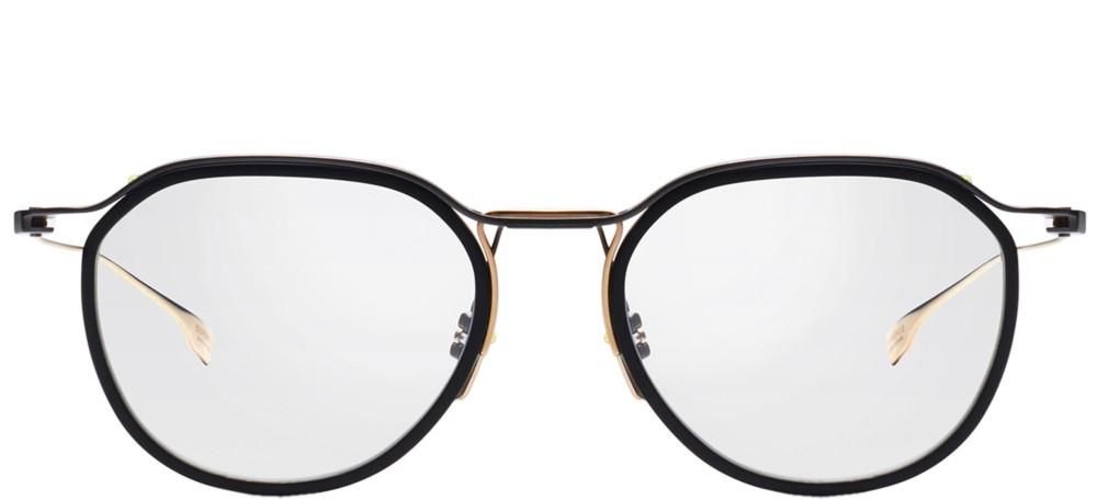 SCHEMA-TWO Black Round Eyeglasses