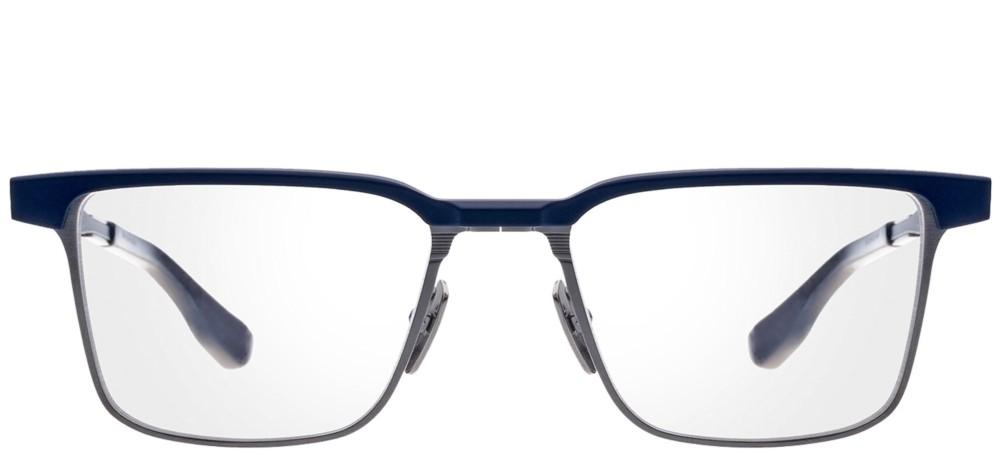 SENATOR-THREE Blue Rectangle Eyeglasses