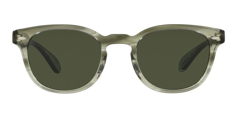 SHELDRAKE SUN OV 5036S Green Round Sunglasses
