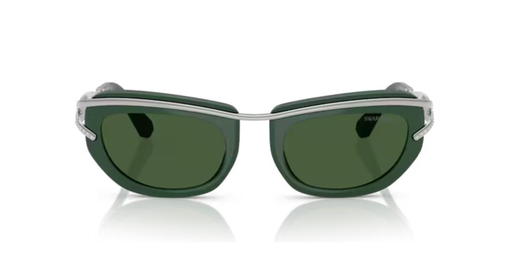 SK7026 Green Geometric Sunglasses