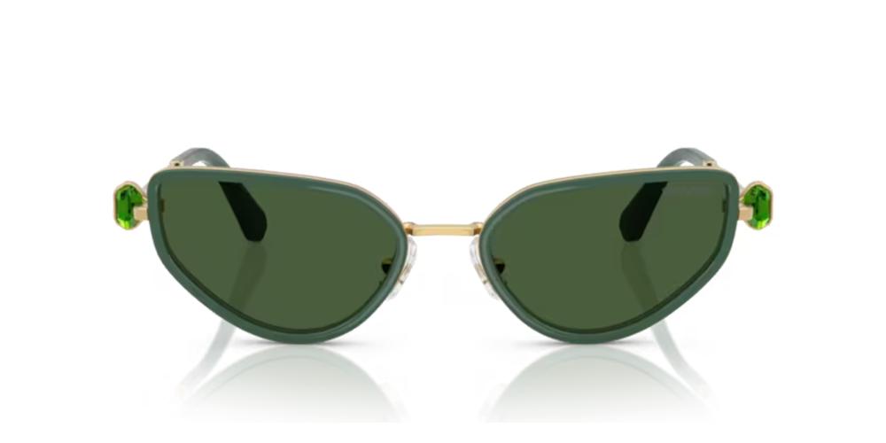 SK7027 Gold Cat Eye Sunglasses