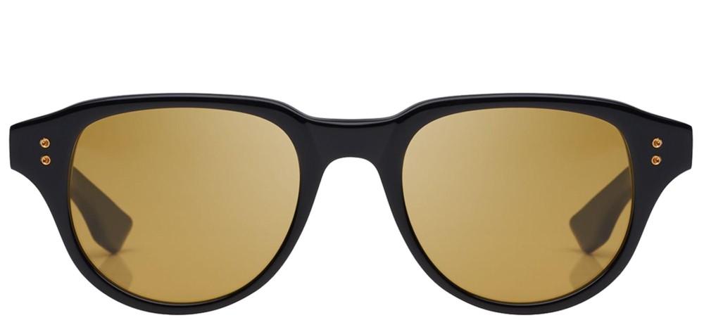 TELEHACKER Black Geometric Sunglasses
